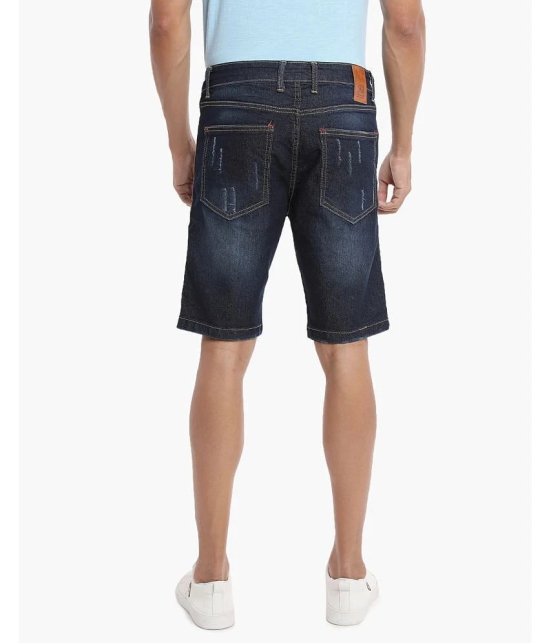 Campus Sutra - Denim Blue Mens Denim Shorts ( Pack of 1 ) - None