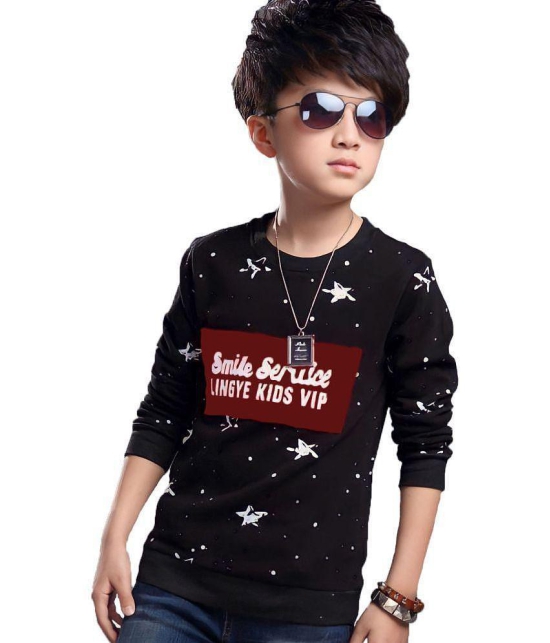 Force - Black Cotton Blend Boy's T-Shirt ( Pack of 1 ) - None