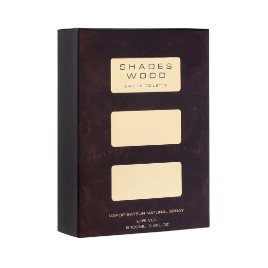 Armaf Shades Wood Eau De Toilette For Men (100ml)-100ml