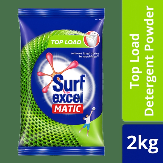 Surf Excel Matic Top Load Detergent Powder, 2 Kg