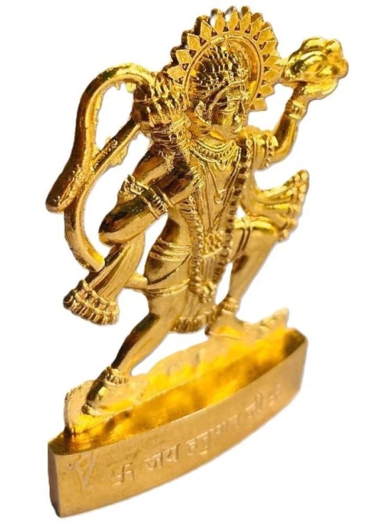 TEVATIYA Brass Lord Hanuman Idol ( 10 cm )