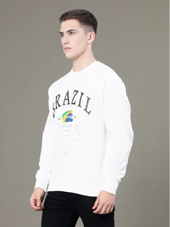 RedTape Round Neck Graphic Sweatshirt for Men | Smart Look | Everyday Comfort