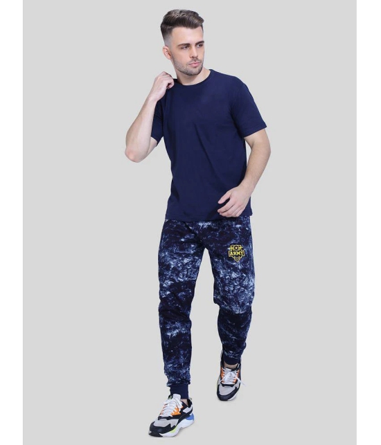 Neo Garments - Navy Blue Cotton Mens Joggers ( Pack of 1 ) - None