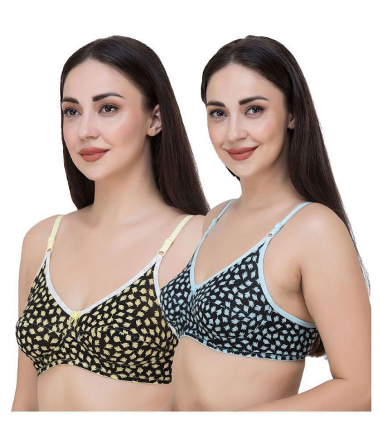 Fasense Cotton T-Shirt Bra - Multi Color - 36B