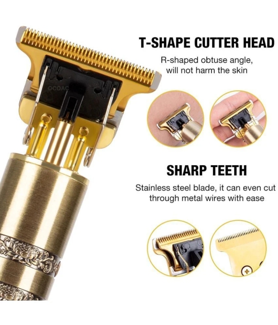 Intimify Beard Trimmer Gold Cordless Beard Trimmer With 180 minutes Runtime