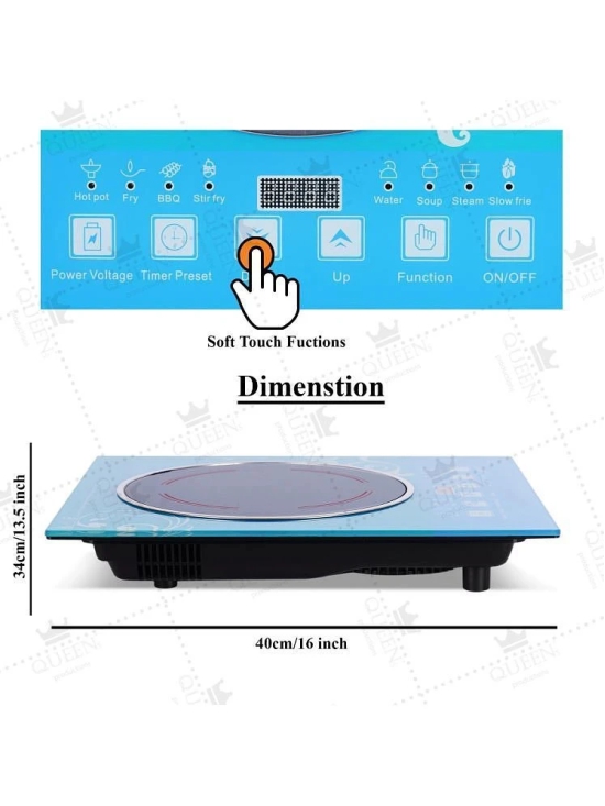 Home-Prpo Soft Touch Panel 2000 Watt Induction Cooktop