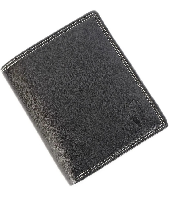 samtroh - PU BLACK Mens Regular Wallet ( Pack of 1 ) - Black