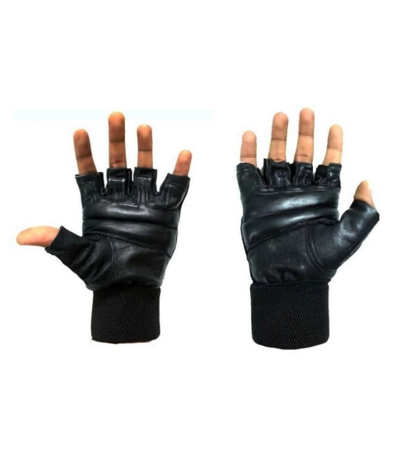 EmmEmm Black Canvas Cycling Gloves Others - Others