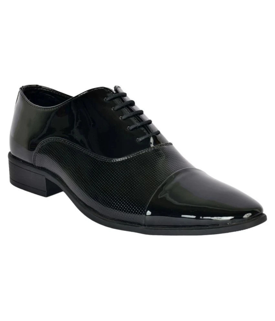 Aadi Black Mens Oxford Formal Shoes - None