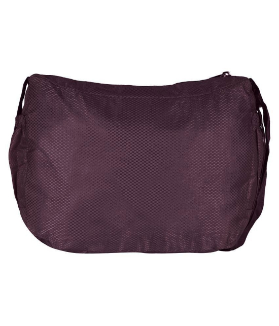 Apnav Purple Polyester Casual Messenger Bag