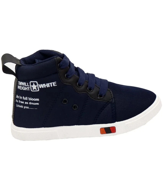 Girls Clubs Boys & Girls Lace Sneakers (Blue) - None