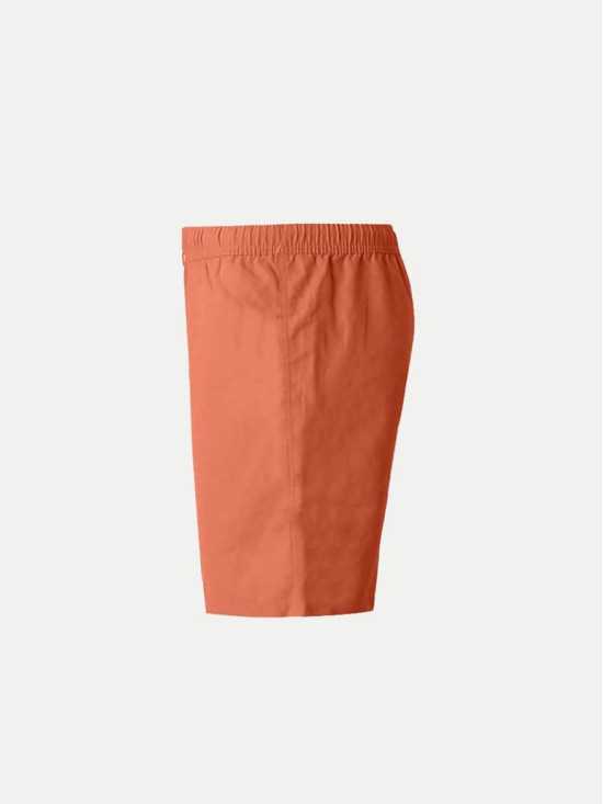 Teen Boys Orange  Casual Shorts