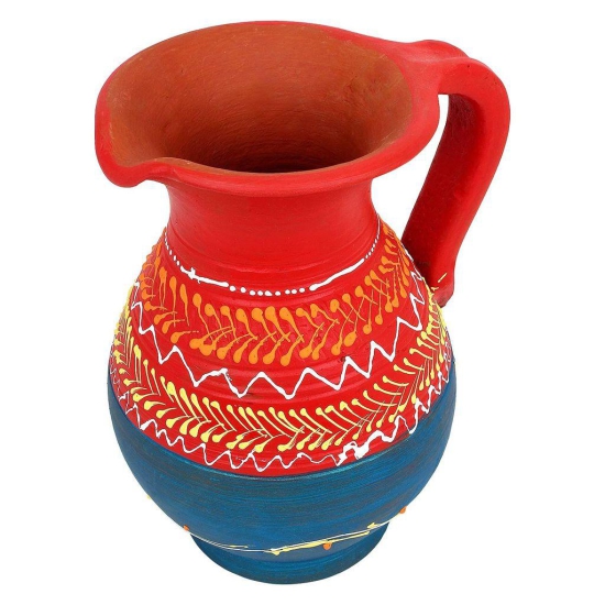 KSI Clay jug Drinking Water | Clay jug for Water Storage | Mitti ka jug | 1.5 litres