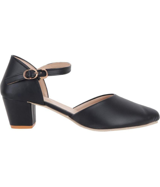 Shoetopia - Black Women''s Sandal Heels - None