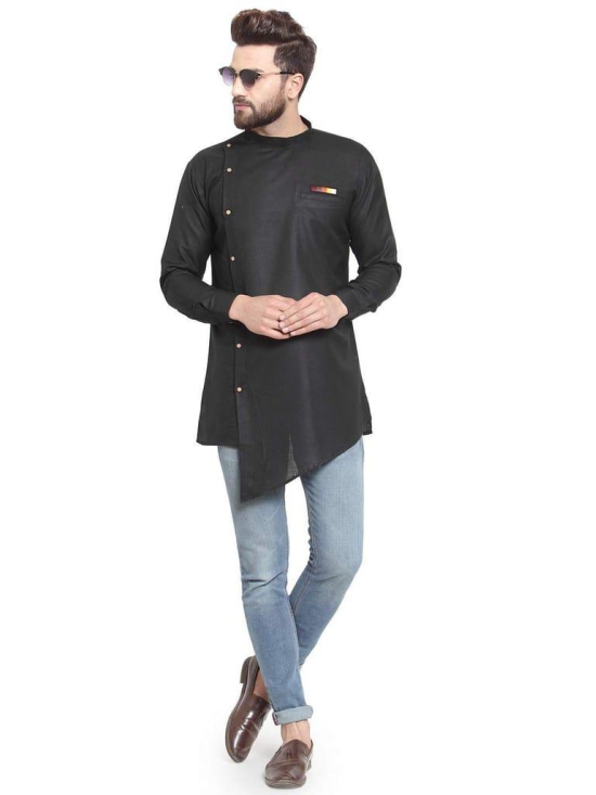 Banity Bey Men's Cotton Blend Regular Fit Kurta |Soft and Comfortable Kurta | Designer Kurta Special for Mens