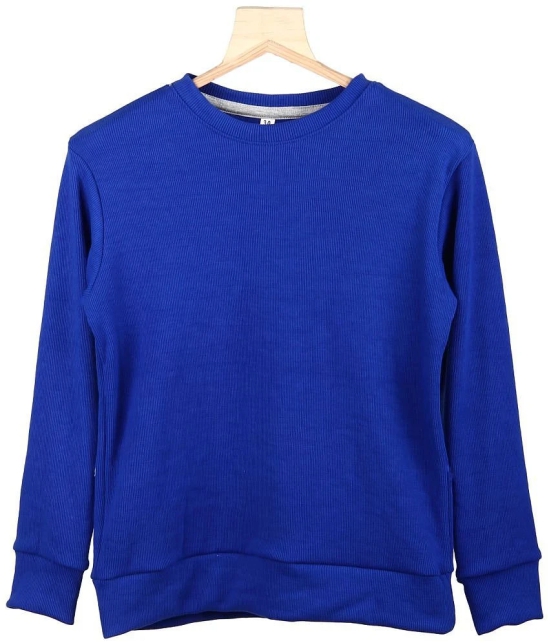 Diaz - Blue Cotton Boys Pullover Sweaters ( Pack of 1 ) - None