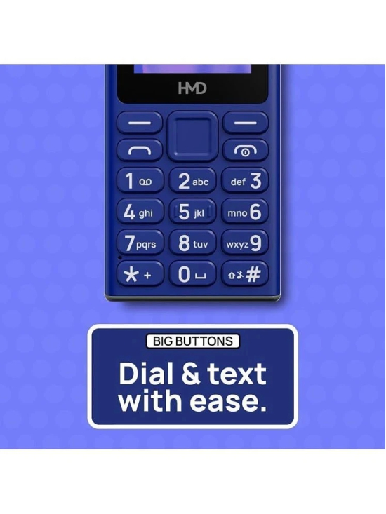 Nokia HMD105 Dual SIM Feature Phone Blue