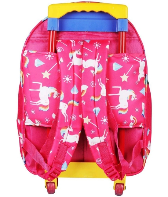 Da Tasche 25 Ltrs Pink Trolley Bag for Girls