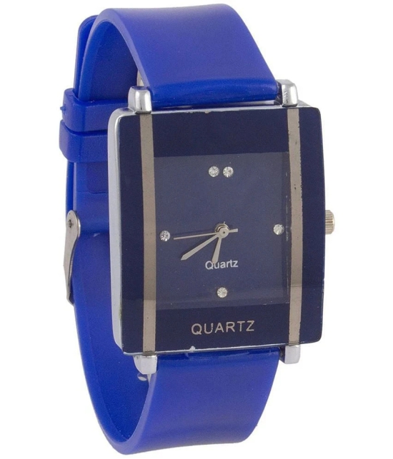 Newman Blue PU Analog Womens Watch