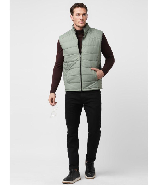 UrbanMark Men Regular Fit Men Quilted Jacket-Olive - None