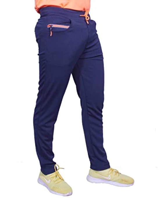 NITYANAND CREATIONS Dry Fit Track Pant for Men (30, Blue)