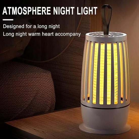 LED Mosquito Killer Lamp Electronic Bug Zapper Flies Catcher Eco Friendly-Free Size