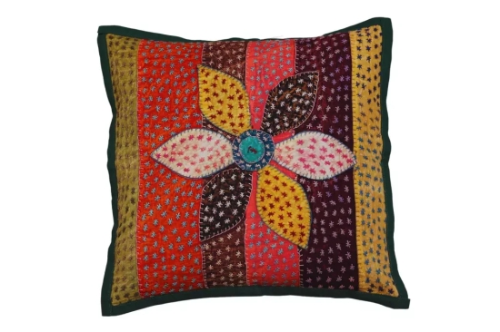 Tisser Patchwork cushion cover  (set of 4)Size-16x16