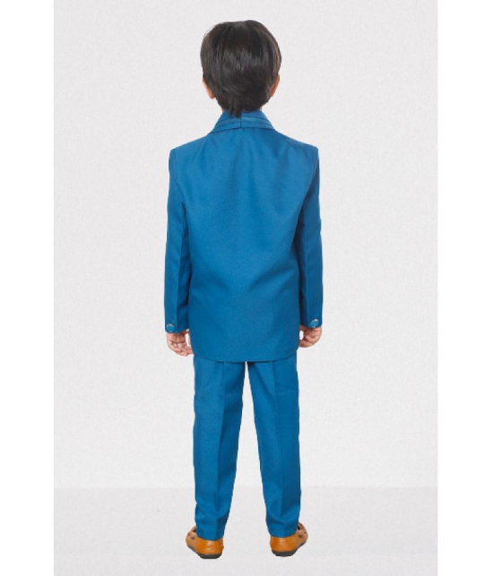 DKGF Fashion - Turquoise Polyester Boys Suit ( Pack of 1 ) - None