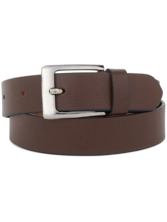 Zacharias Boys Genuine Leather Belt for kids kb-009_Brown (Pack of 1) - None