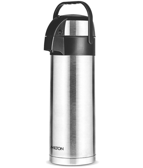 Milton Beverage Dispenser 4500 Stainless Steel for serving tea and coffee, 4250 ml, Silver - Silver