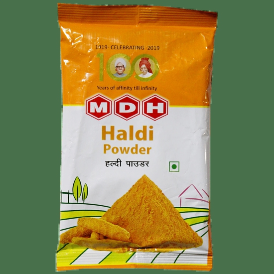 Mdh Powder - Haldi, 100 G Poly Pack