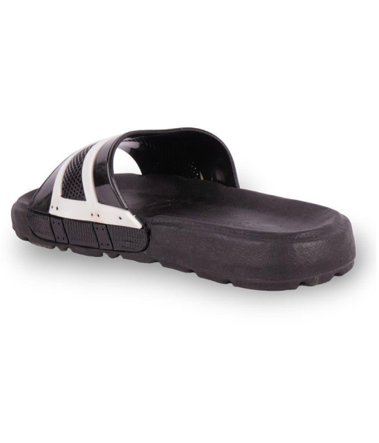 Leavess - Black Men's Slide Flip Flop - None