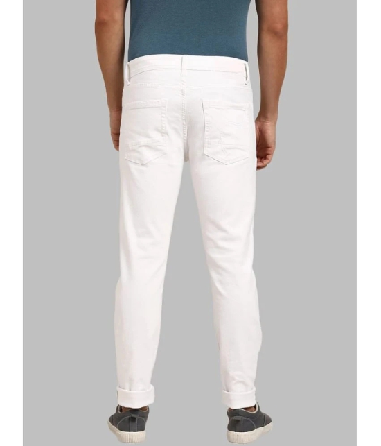 HALOGEN - White Denim Slim Fit Mens Jeans ( Pack of 1 ) - None