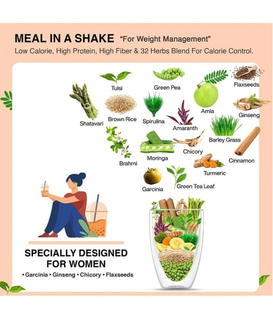 Vegan Greens - Women Diet Meal ShakeHerbs 500gChocolate Plant Protein Powder ( 500 gm Chocolate )