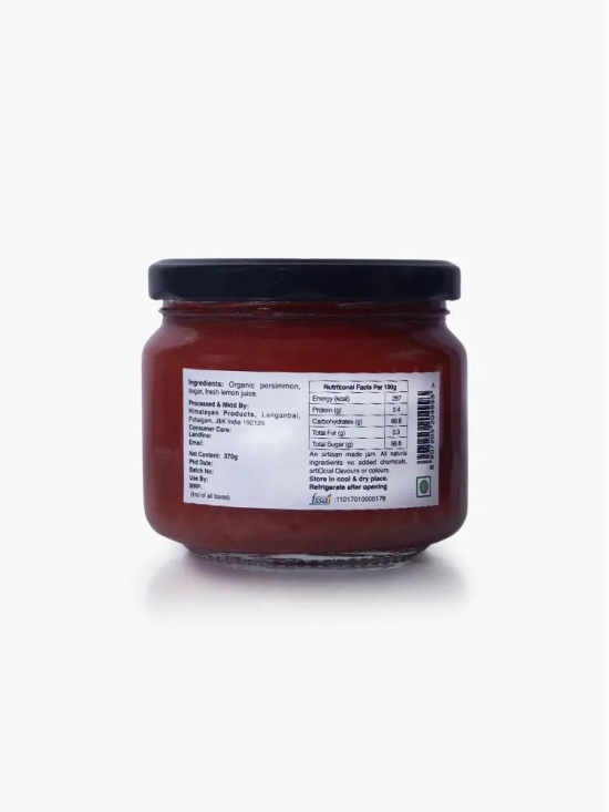 Persimmon (Amlok) Jam - Unique, Healthful & Organic-370 g (Pack of 2)