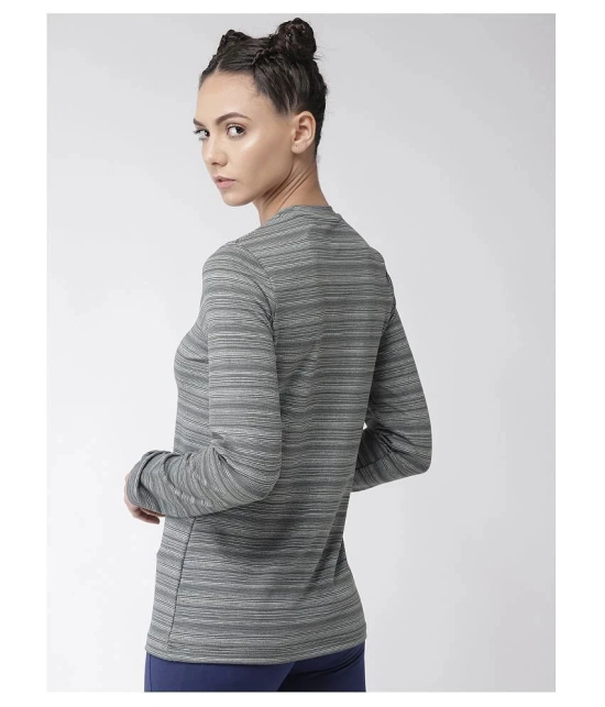 Alcis Grey Polyester T-Shirt - M