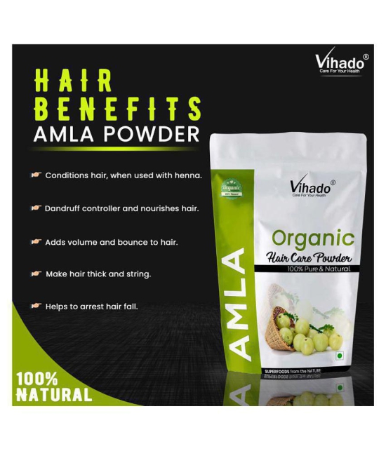 Vihado Organic Amla Powder Semi Permanent Hair Color Henna 100 g