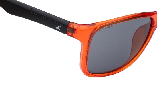 Orange Round Unisex Sunglasses (P468GY4V)