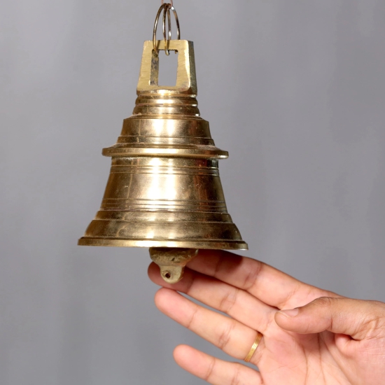 Brass Decorative Hanging Bell | 5 Inch-