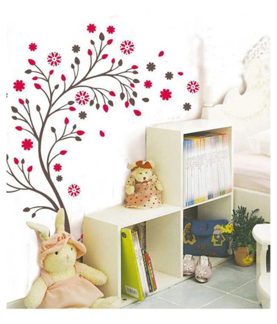 Asmi Collection nature Floral Sticker ( 140 x 140 cms )