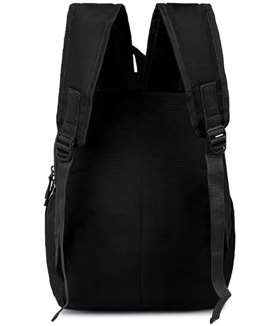 Apnav - Black Polyester Backpack ( 20 Ltrs )