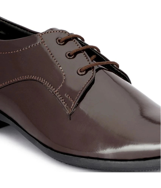 Buxton - Brown Mens Derby Formal Shoes - None