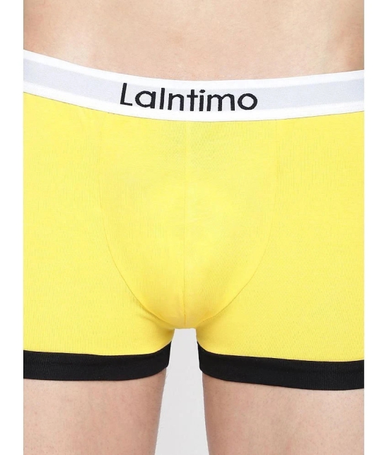 La Intimo Pack of 2 Cotton Mens Trunks ( Multicolor ) - None