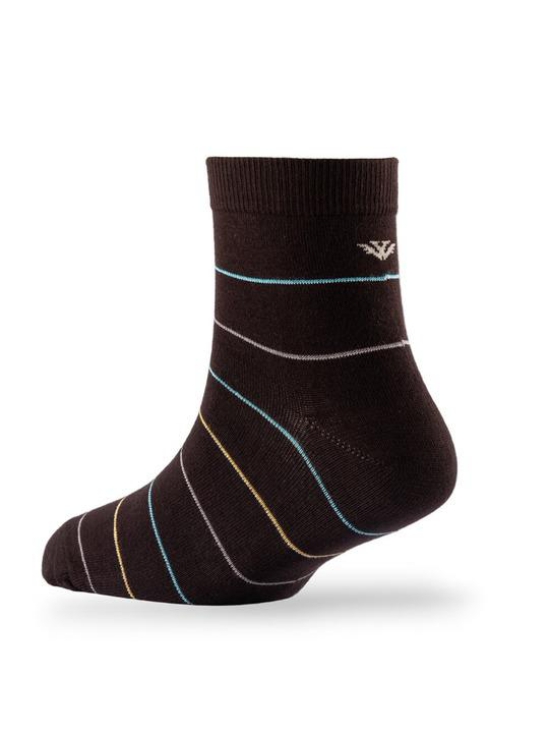 Men Pack Of 2 Striped Cotton Ankle Length Socks