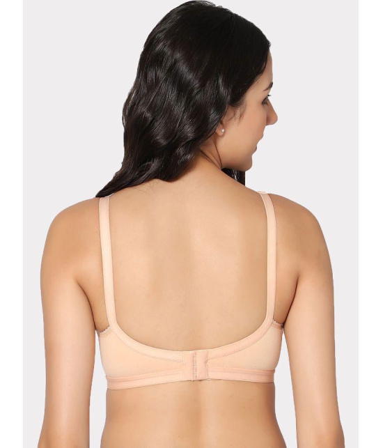 IN CARE LINGERIE - Beige Cotton Non Padded Women's T-Shirt Bra ( Pack of 1 ) - None