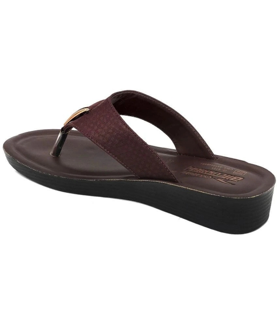 ASIAN Brown Womens Daily Slipper - None