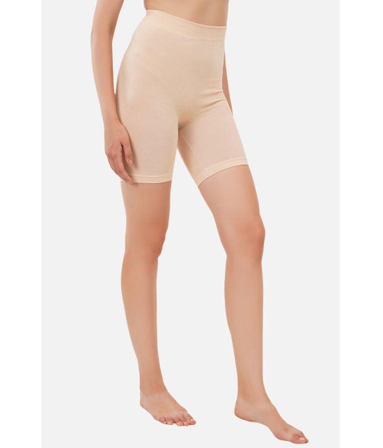 SELETA Cotton Capris - Beige Single - None