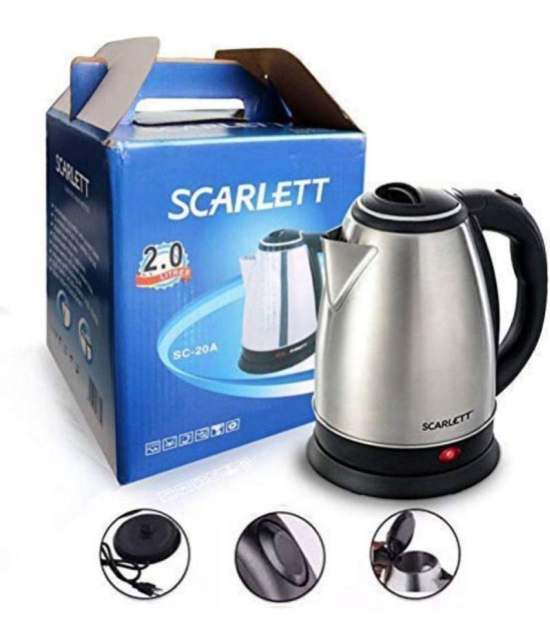 Scarlett - Silver 1.8 litres Stainless Steel Multifunctional Kettle