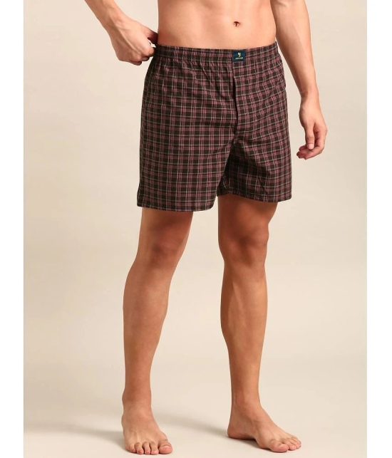 Joven Multicolor BOXER SHORTS Cotton Mens Boxer- ( Pack of 2 ) - None