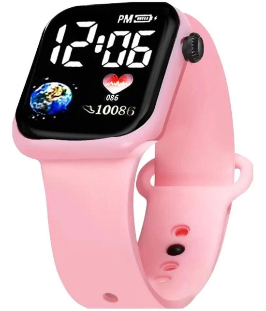 THMT Pink Dial Digital Girls Watch ( Pack of 1 )